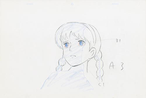 天空の城ラピュタ修正ラフ原画