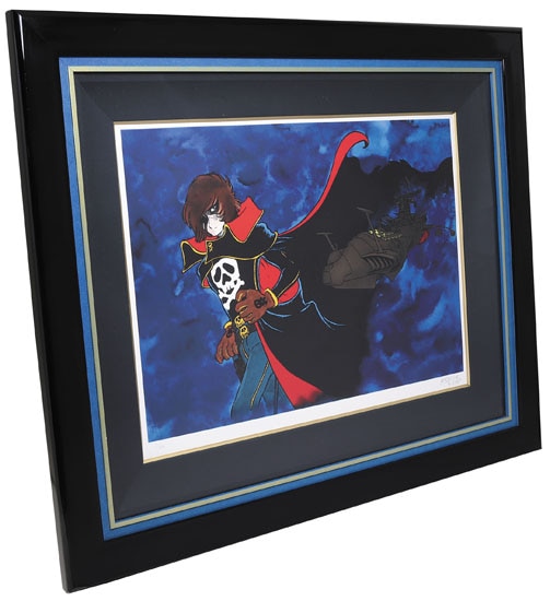 松本零士サイン入り ハーロックとアルカディア1号艦 松本零士サイン入り ハーロックとアルカディア1号艦