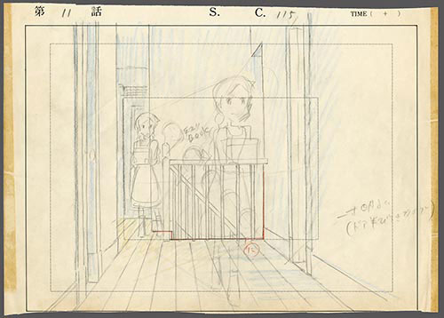 世界有名な 赤毛のアン 宮崎駿直筆レイアウト原図 その他 
