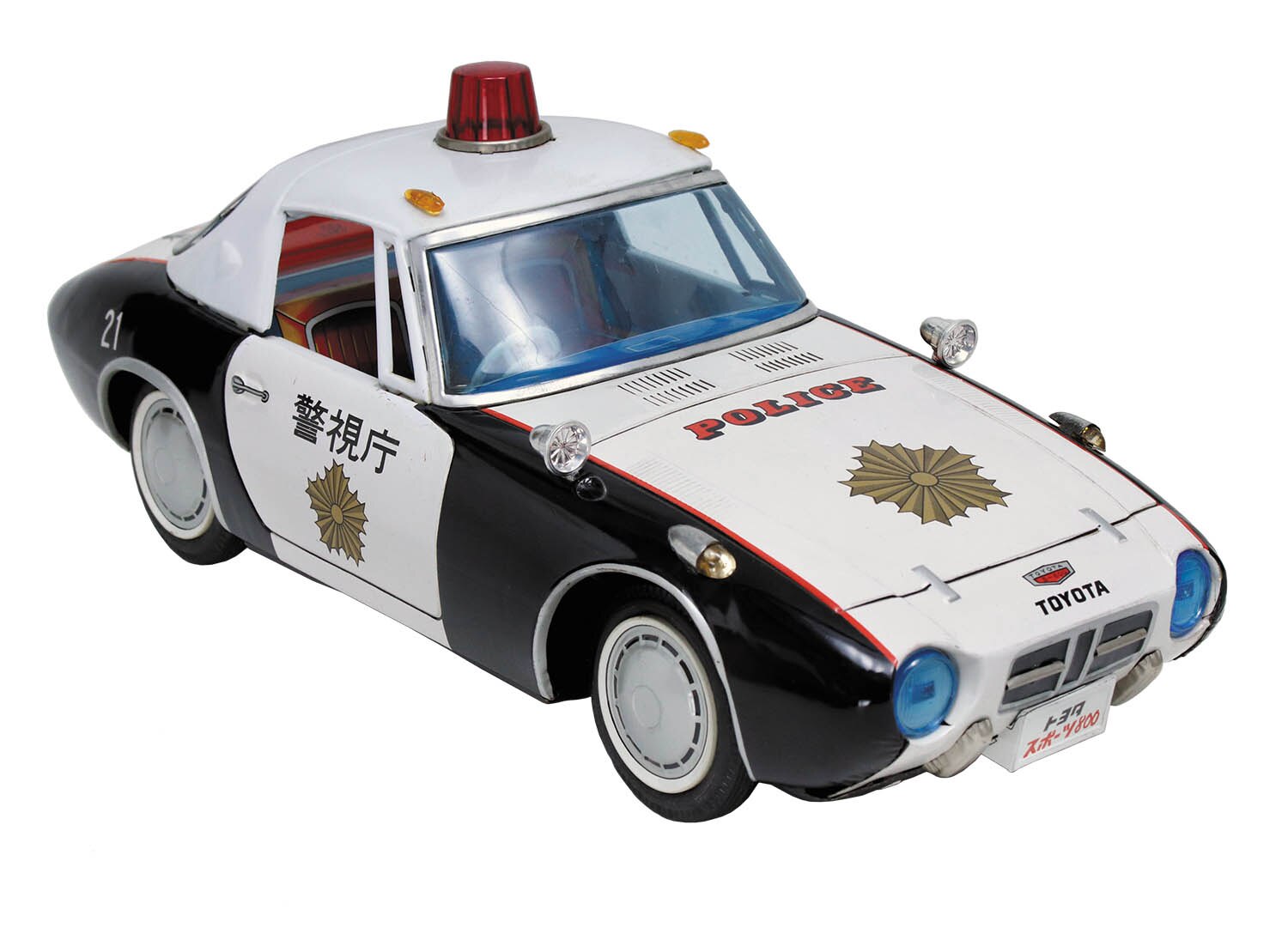 アサヒ玩具 トヨタスポーツ800 警視庁パトロールカー/箱にST
