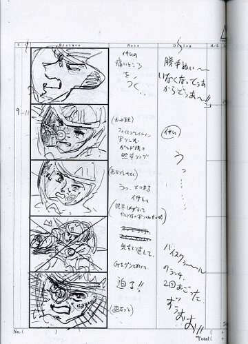 マクロスプラス 絵コンテ
