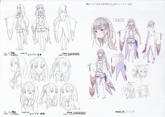決定稿 1枚 設定資料 メロ Mero 人魚 アデル Aderu フィヨンセ Re:ゼロから始める異世界生活 設定[制作素材]