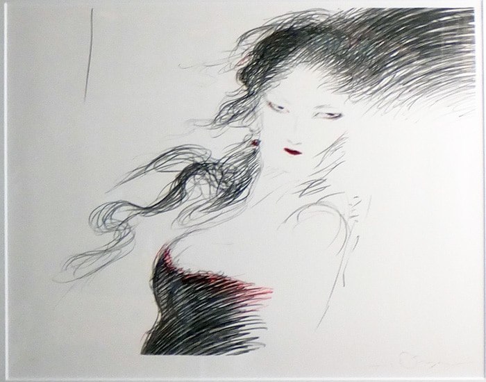 天野喜孝 リトグラフ「蜜」