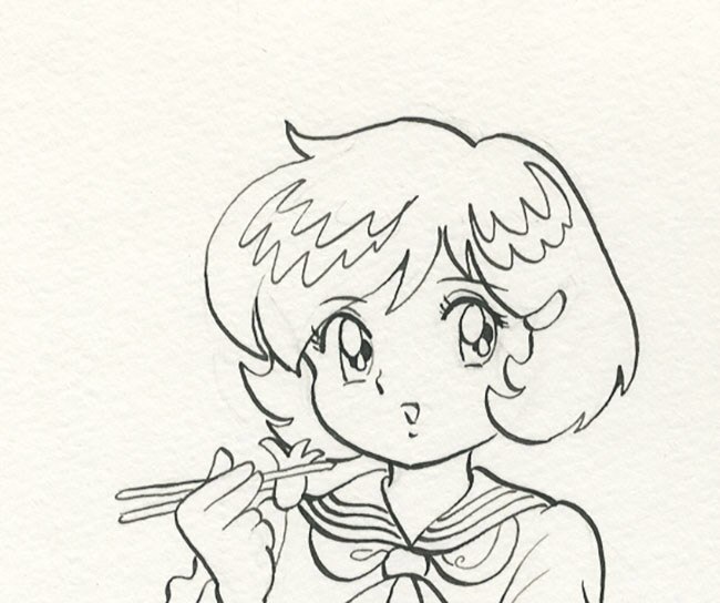 吾妻ひでお直筆イラスト