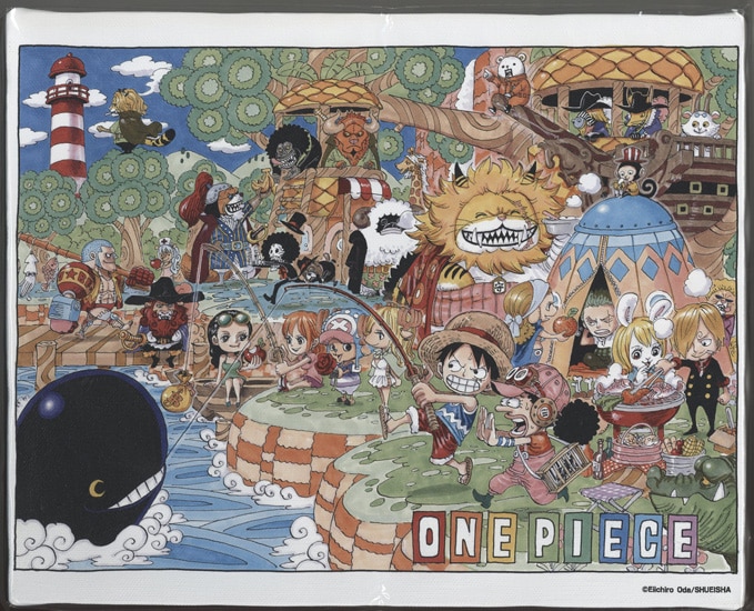 尾田栄一郎 カラー複製イラスト「ONE PIECE」