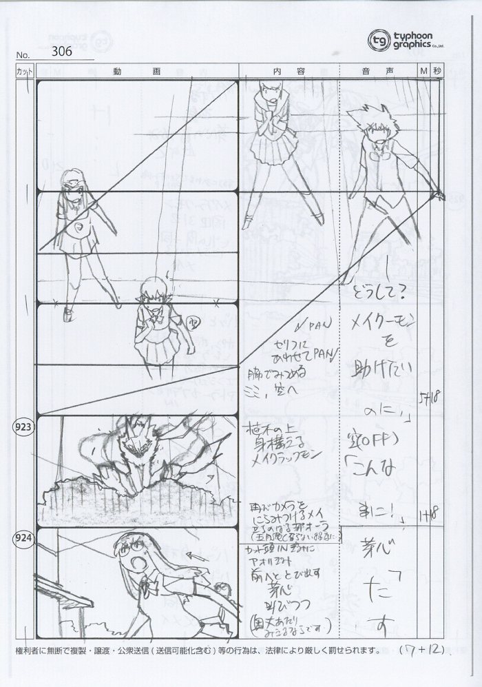 デジモンアドベンチャー tri. 絵コンテ