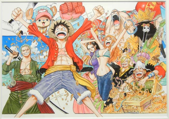 尾田栄一郎カラー複製原画 One Piece