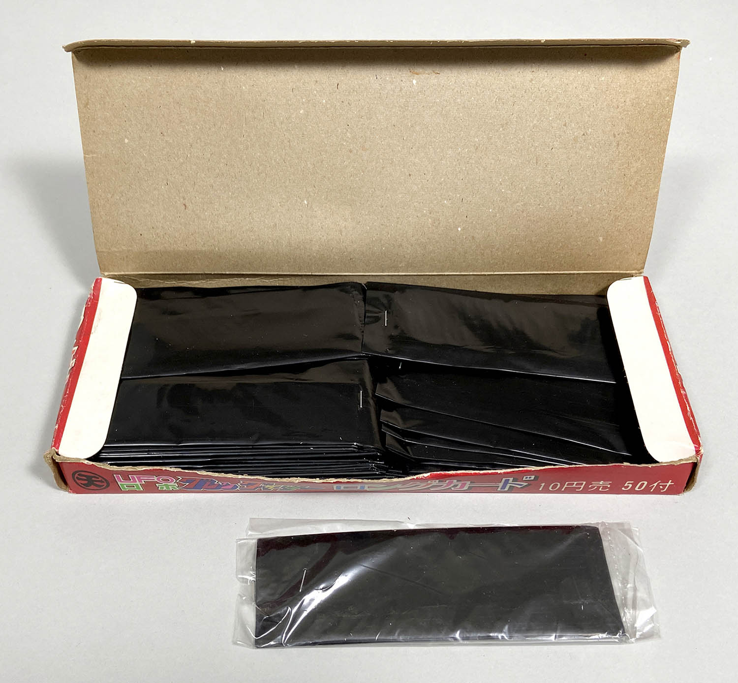 3022] ロングカード UFOロボグレンダイザー 赤箱 10円売50付 箱一式