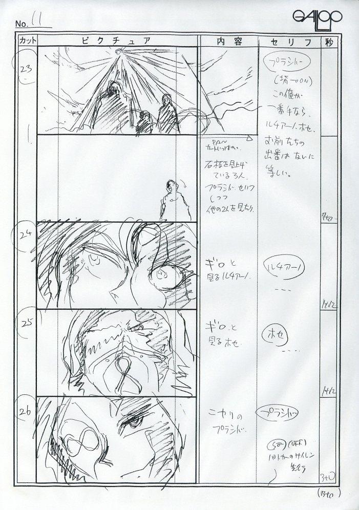 遊戯王5D's 絵コンテ[制作素材]