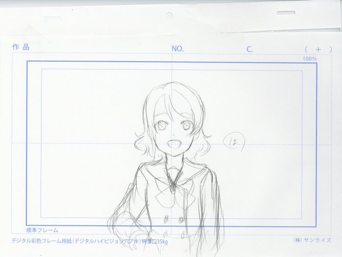 ラブライブ！サンシャイン!! ラフ原画