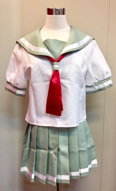 girls red school summer dress