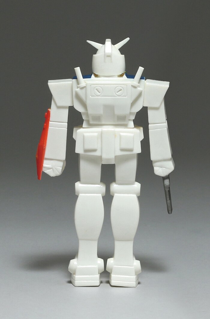 クローバー ガンダム ソフビ人形 白成型