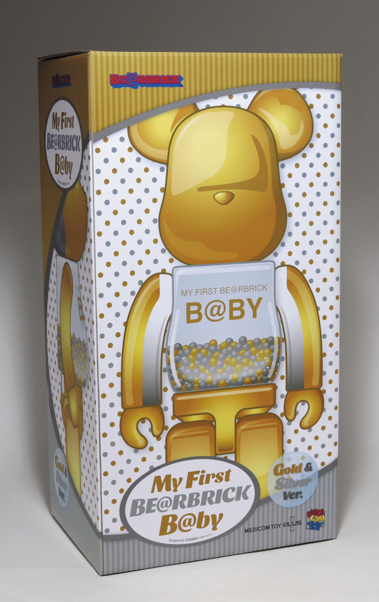 メディコムトイ MY FIRST BE@RBRICK B@BY 1000% GOLD&SILVER