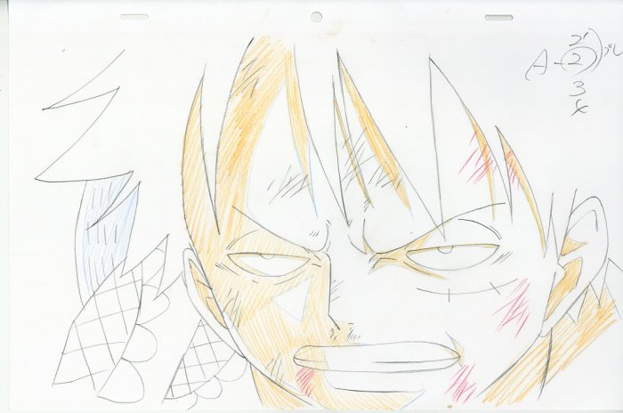 ONE PIECE ラフ原画