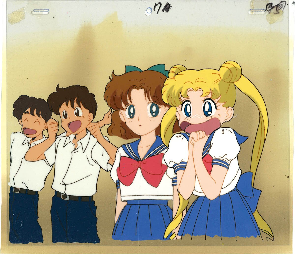 セーラームーンセル画B1なるちゃん、背景。動画付き ポスター セーラームーンセル画B1なるちゃん、背景。動画付き ポスター