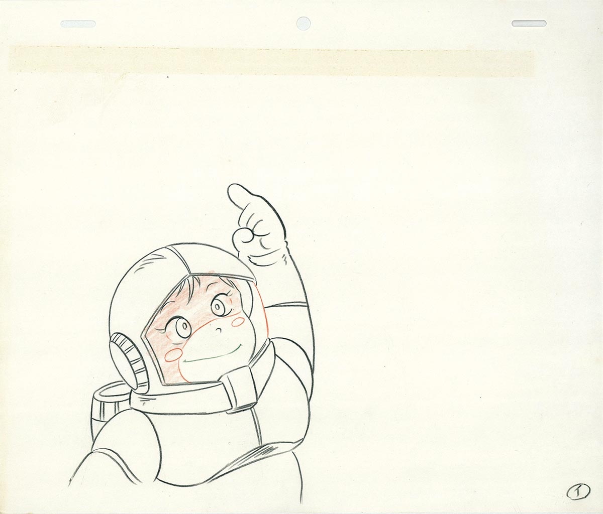 Mobile Suit Gundam Setting Genga Hand-Drawn by Yoshiyuki Tomino