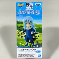 3503] 岡咲美保・小林親弘 直筆サイン入りフィギュア 「転生したら