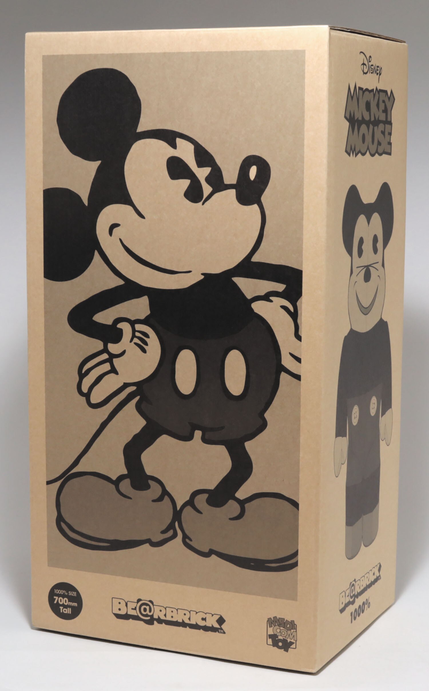 メディコムトイ BE@RBRICK 1000％ MICKEY MOUSE VINTAGE B&W ver