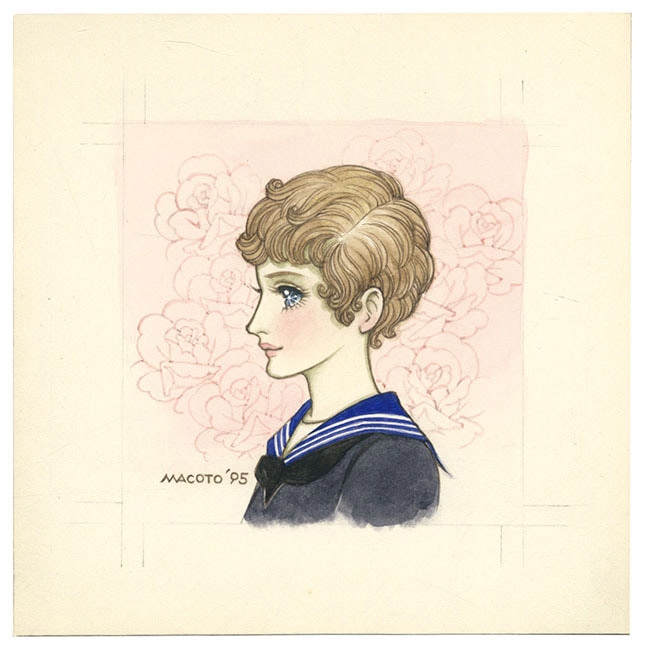 高橋真琴　直筆画 高橋真琴直筆カラーイラスト
