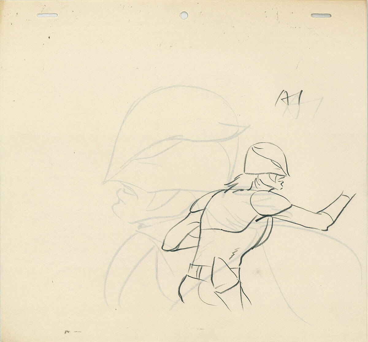 ガッチャマン　ガッチャマン達　肉筆原画 ガッチャマン 休息中のジユン達 肉筆原画 - メルカリ
