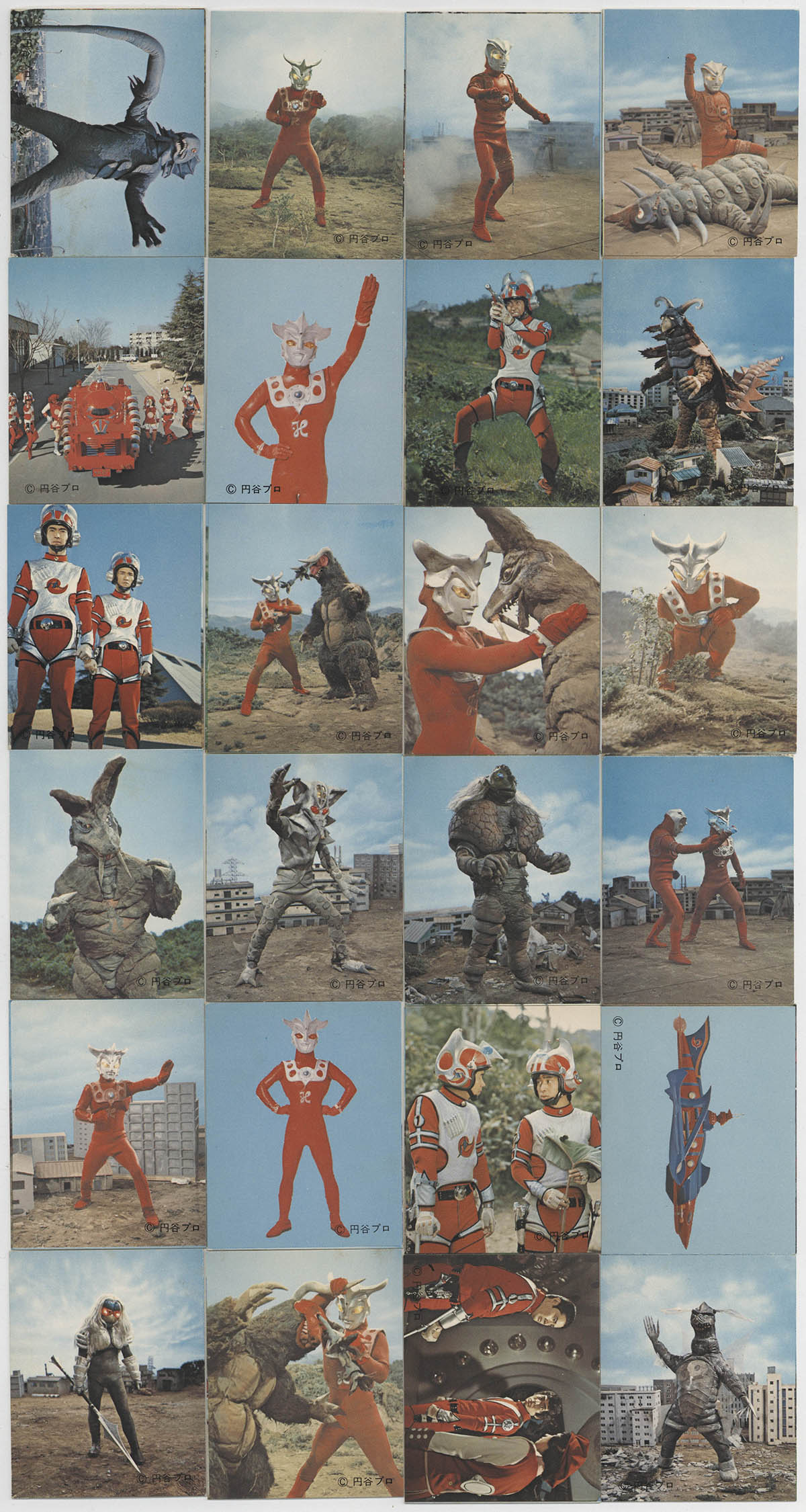 昭和特撮ミニカード ウルトラマンレオ 55種85枚 / セブン 17種23枚
