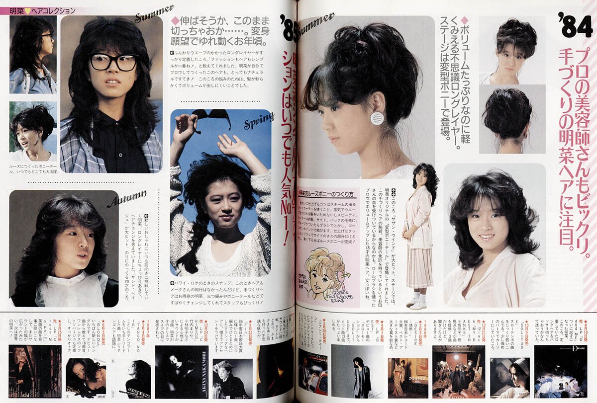 明星ヘアカタログ 1987年11月号