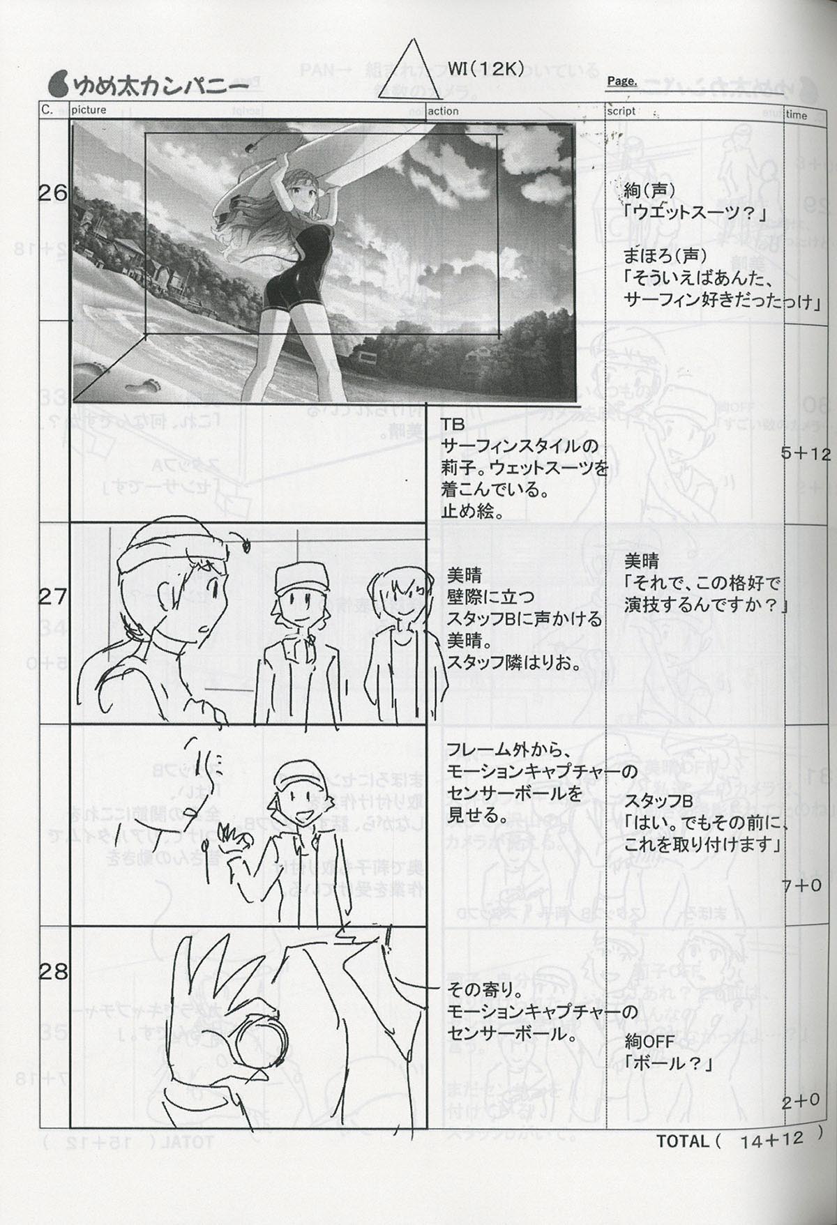4522] CUE! #16 絵コンテ[制作素材]