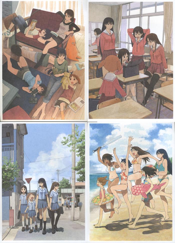 経年劣化あり】 あずまきよひこ あずまんが大王 煙い ジャンボシールダス 4種セット