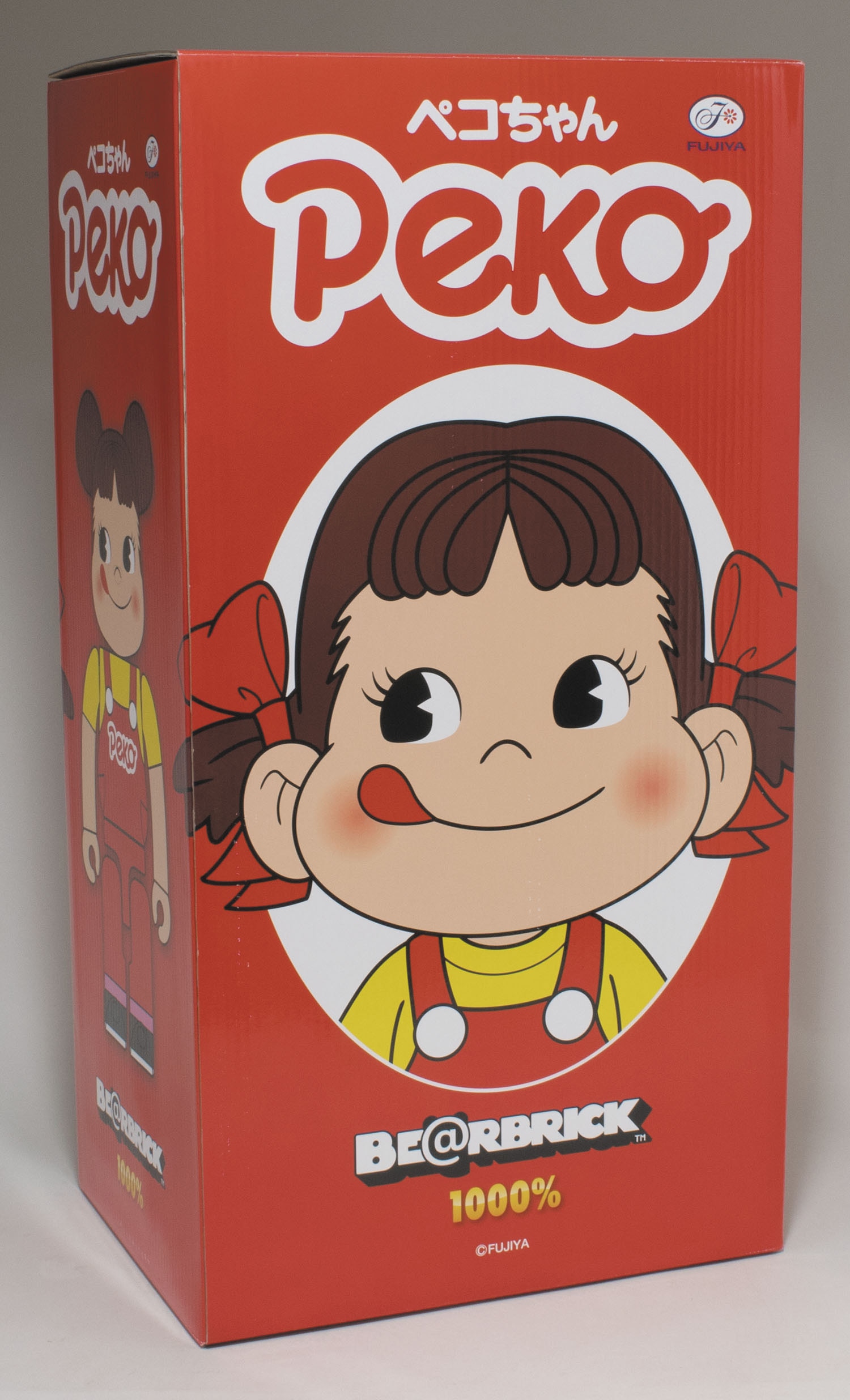 MEDICOM TOY - 不二家ソフビコレクション ペコちゃん　赤オーバーオール MEDICOM TOY - 不二家ソフビコレクション ペコちゃん 赤
