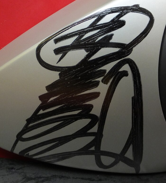 PG-7150]仮面ライダー 直筆サイン入りTOY 藤岡弘、