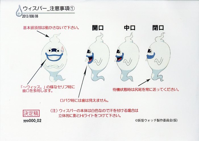 妖怪ウォッチ スタッフ用設定資料 検索 セル画 の商品詳細