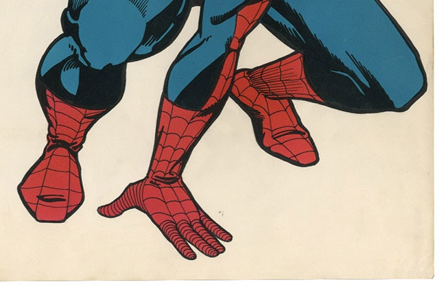 スパイダーマン 版権直筆カラーイラスト