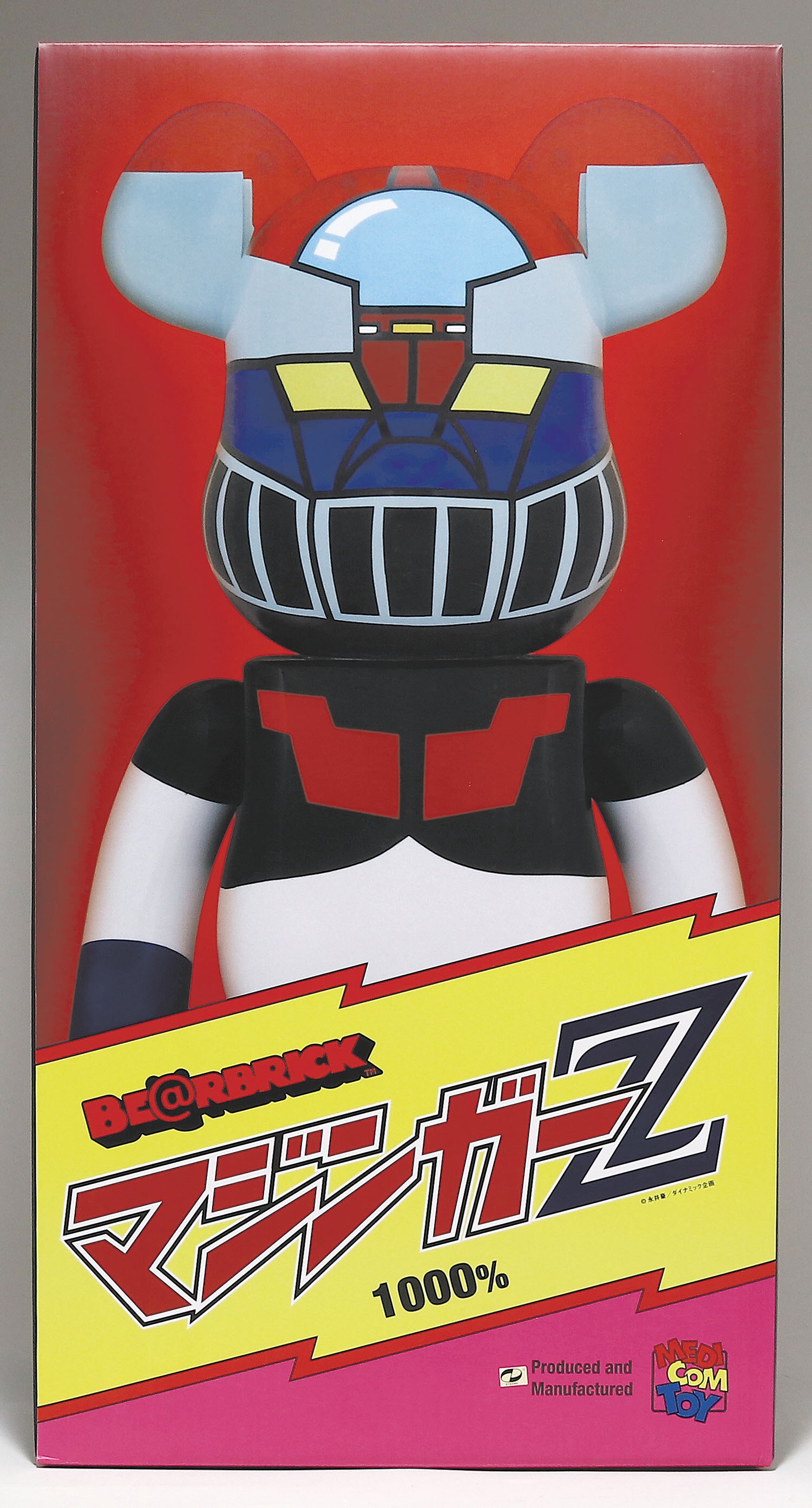 MEDICOM TOY - BE@RBRICK マジンガーZ メッキVer. 1000％ MEDICOM BEARBRICK SHIN MAZINGER Z 400% FIGURE NEW SEALED