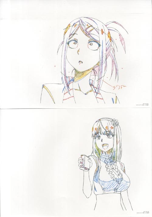 だがしかし ほたるとさやの選りすぐり複製原画5点セット+生原画or生動画1点 A だがしかし 複製原画（動画）5枚セット