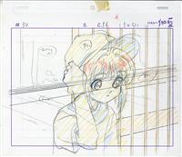 6946] 勇者ライディーン 修正原画 / 直筆:安彦良和