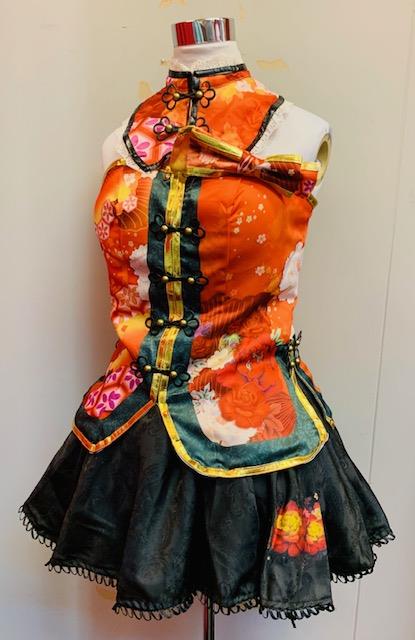 ラブライブ！ 高坂穂乃果 コスプレ チャイナ ￼Mサイズ 女性：Mサイズ】ラブライブ！/高坂穂乃果-チャイナ覚醒-【着用品