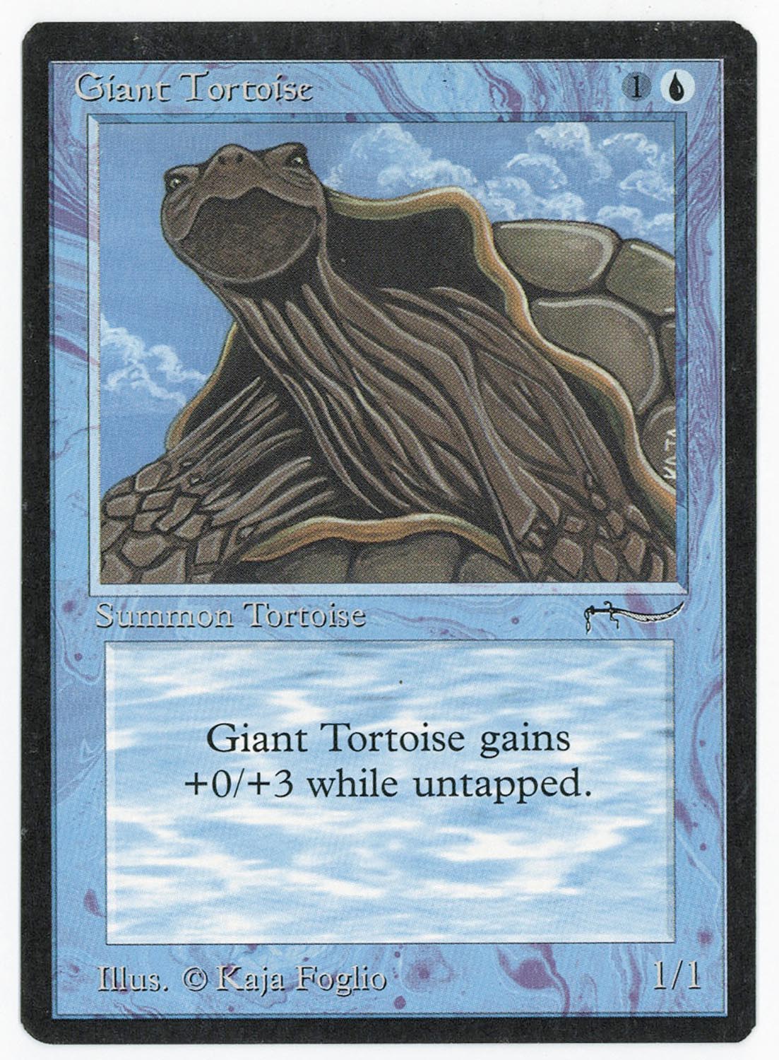5026] MTG Giant Tortoise【アラビアンナイト】