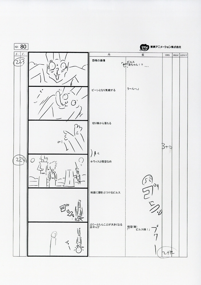 ドラゴンボール ・絵コンテ (手書き) www.gwcl.com.gh