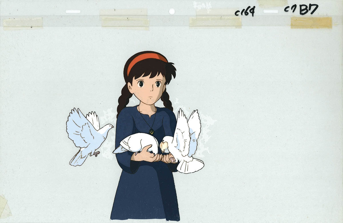 スタジオジブリセル画「天空の城ラピュタ シータ」 | Natsume Books