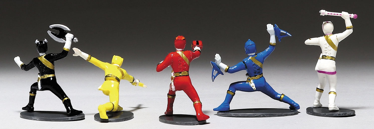 バンダイ 百獣戦隊ガオレンジャーブリーフの台紙とおまけ全5種