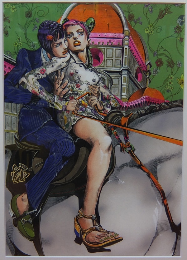 Pg 2636 ジョジョの奇妙な冒険 カラー複製イラスト 荒木飛呂彦