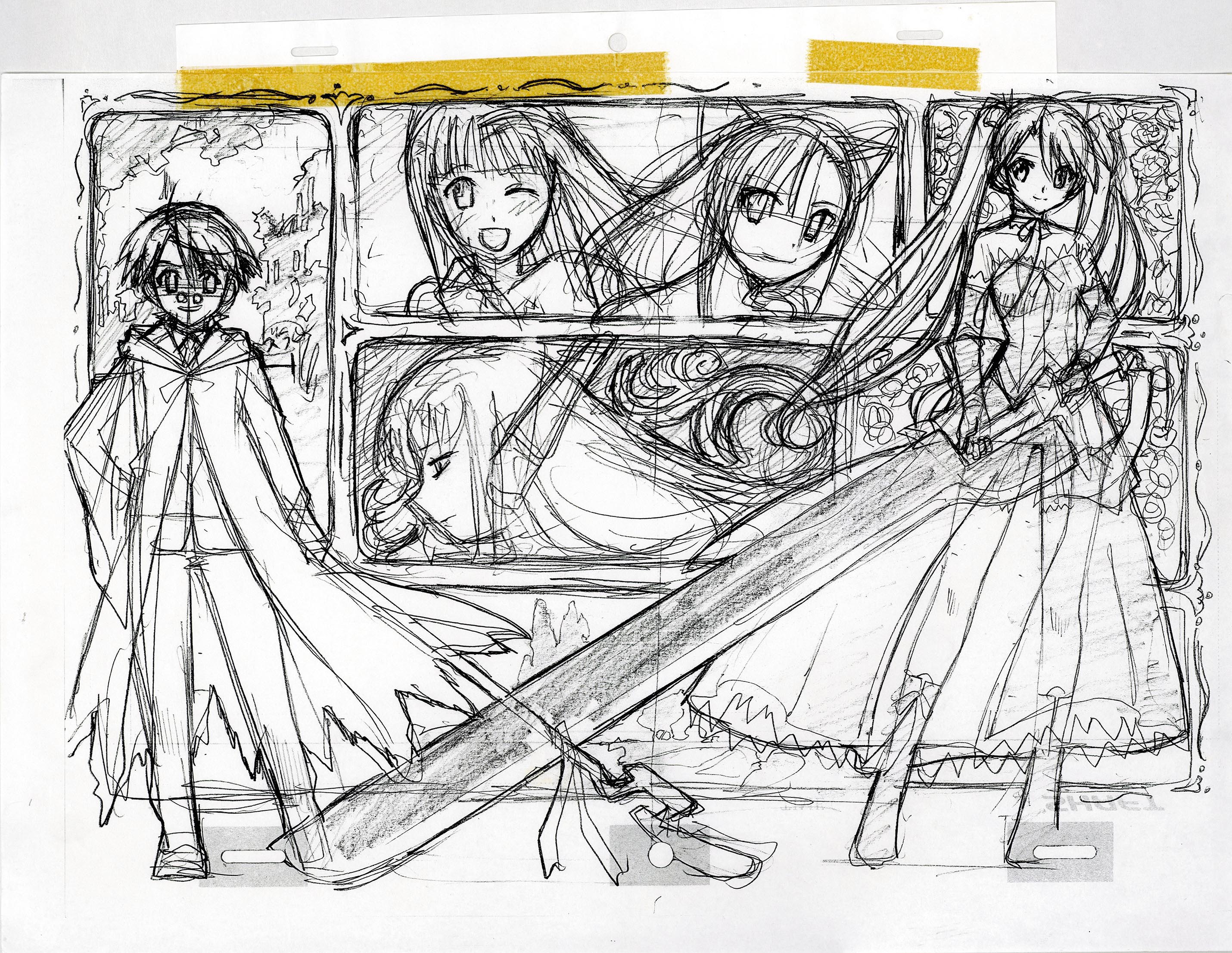 魔法先生ネギま! 版権原画