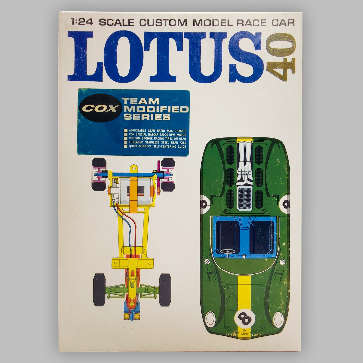 1/24 スロットカー ロータス40 COX 1⁄24 スロットカー COX LOTUS 40