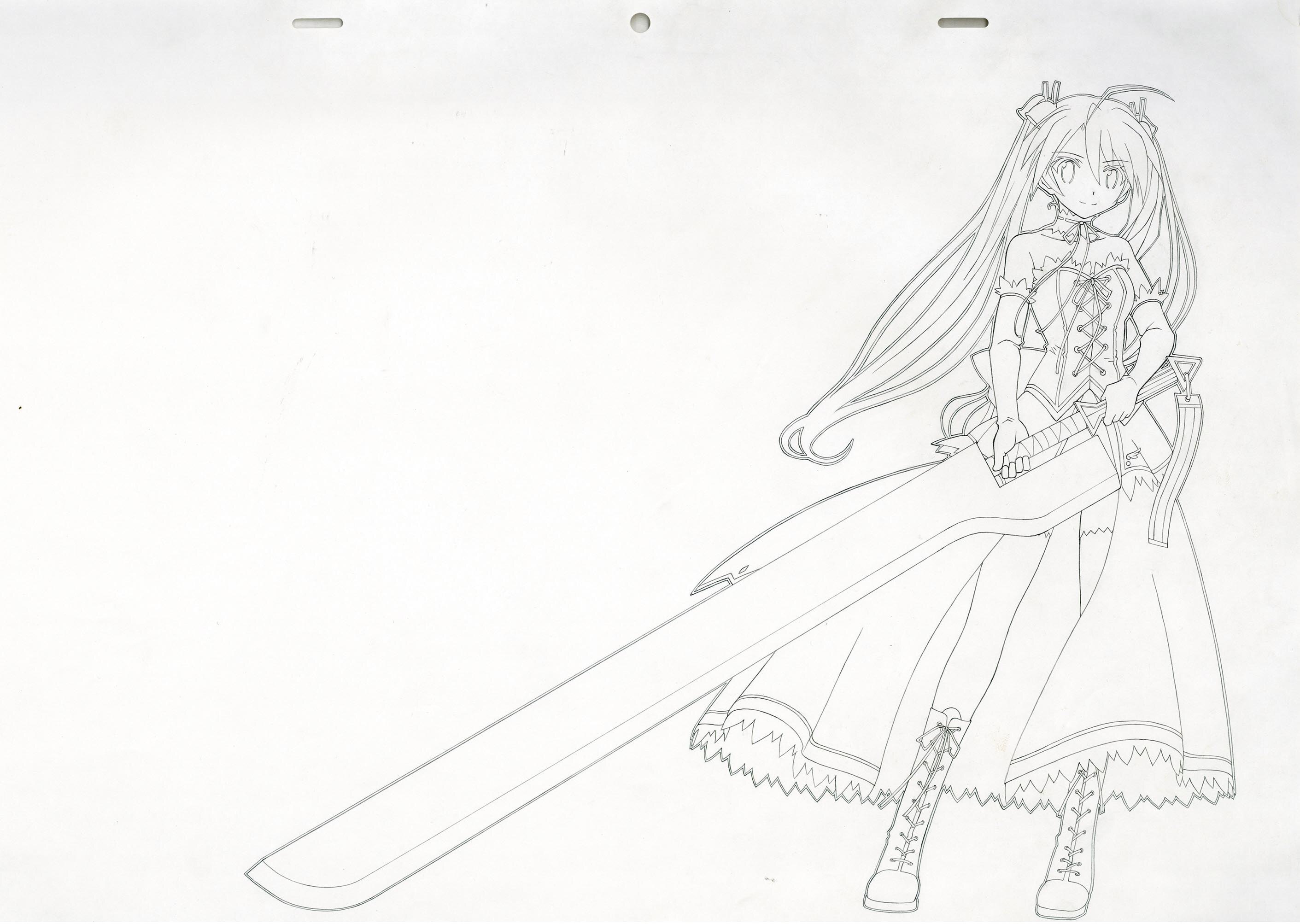 ネギま！？　ラフ画 魔法先生ネギま! 版権原画