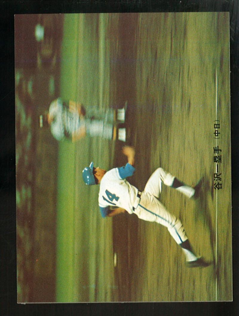 カルビー プロ野球カード 1973年度版 №222 谷沢健一