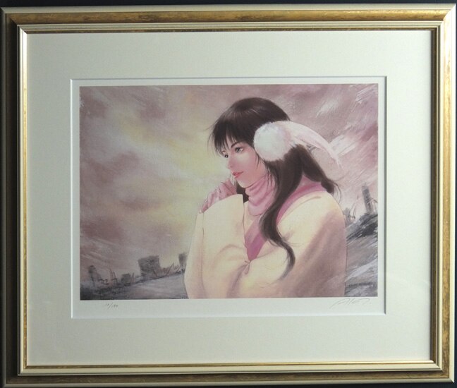 高田明美 ミクスドメディア「ここにいて… Casual Angel 」