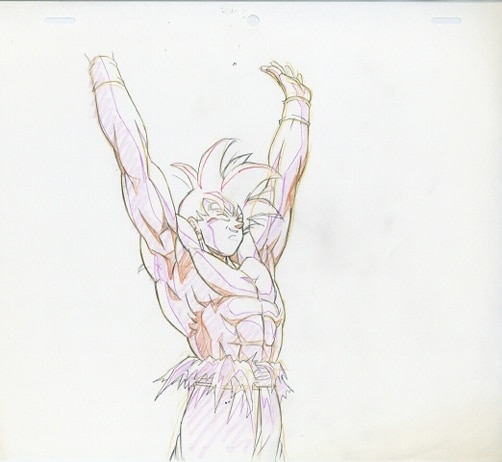ドラゴンボール　三大スーパーサイヤ人　イラスト　30cm　額付き ひろ on X: 