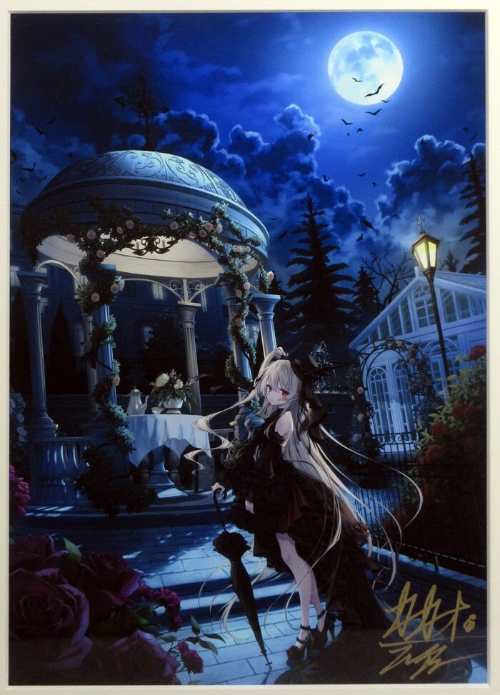 直筆サイン入りカラー複製イラスト カカオ・ランタン エツフロ