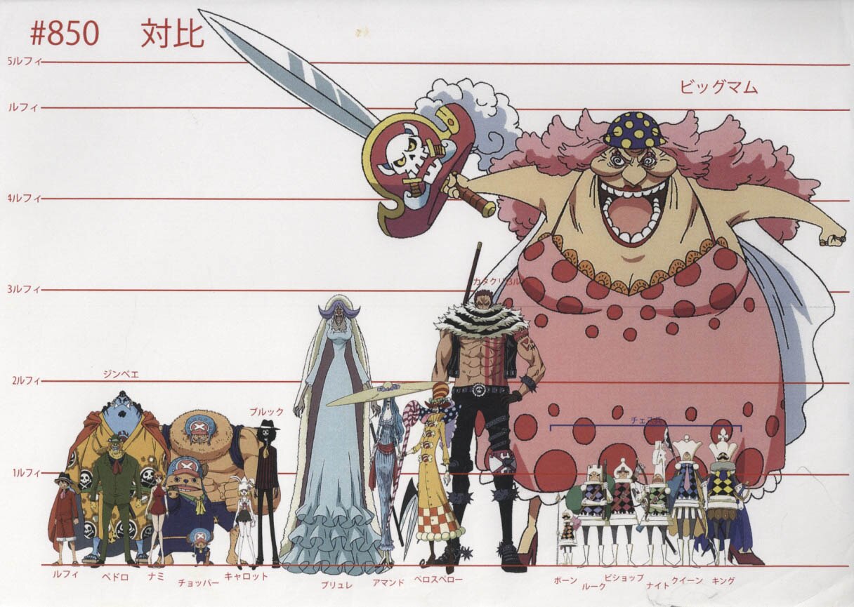 One Piece設定 制作素材