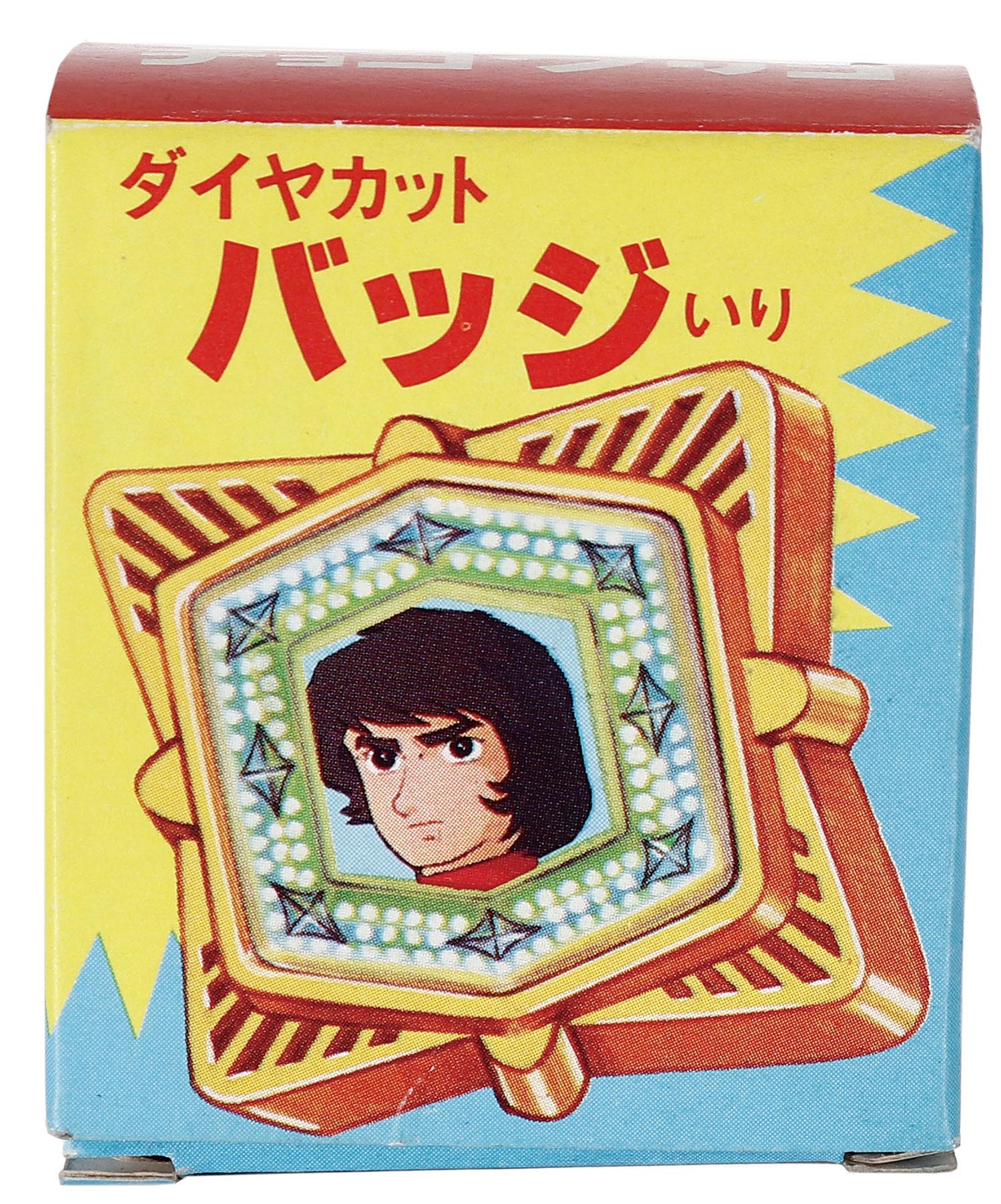グリコのバッジ 江崎グリコ チョコグリコ ダイヤカットバッジいり